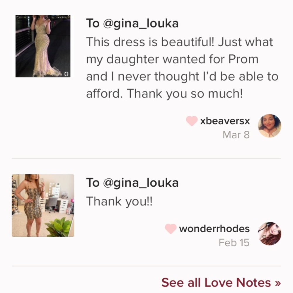 ✨Luxurious Rose Gold mermaid sparkly prom dress✨ - Picture 8 of 8